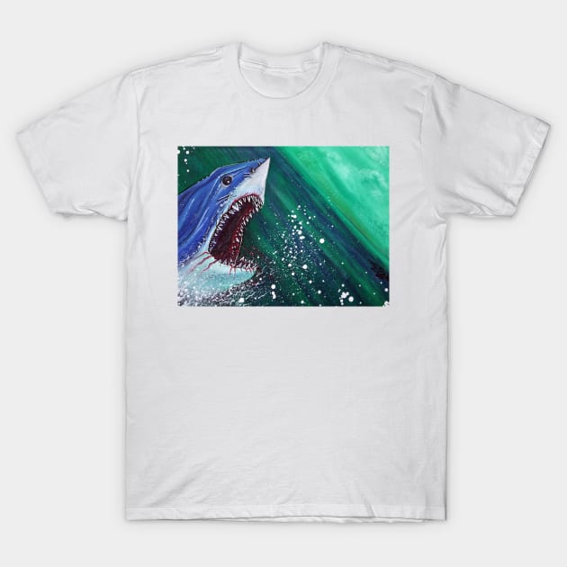 Great White Gauntlet T-Shirt by barbosaart